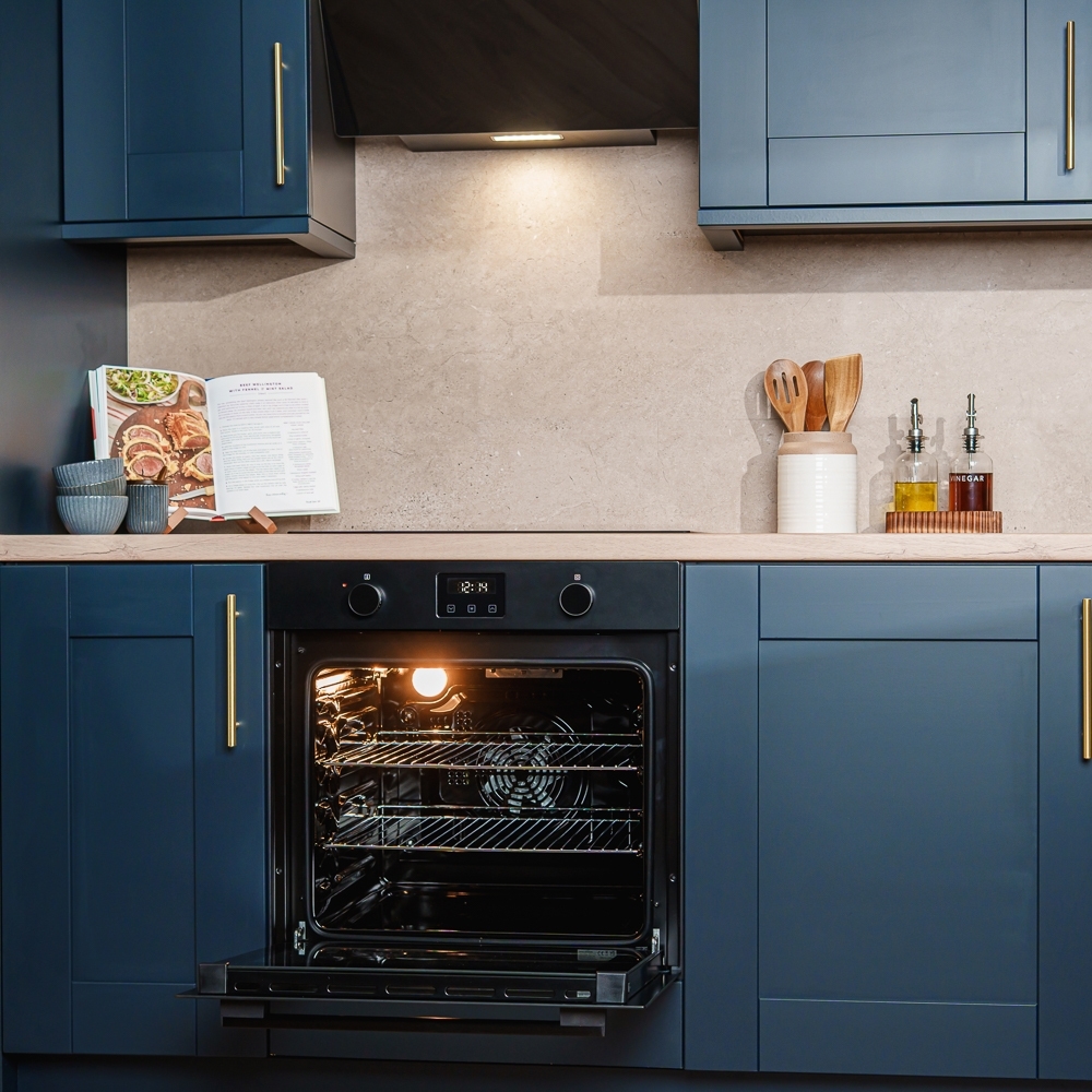 CDA SC200BL Built-In Electric Single Oven, Black, A Rated