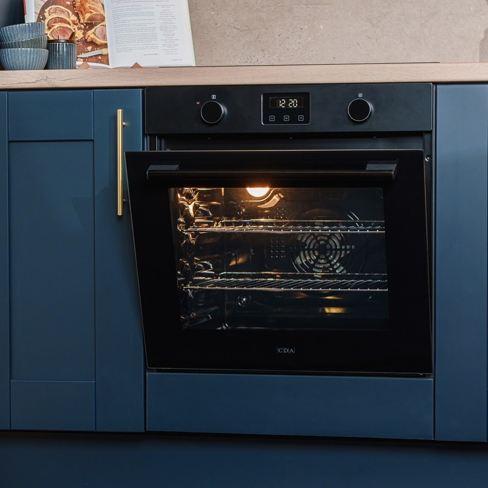 CDA SC200BL Built-In Electric Single Oven, Black, A Rated