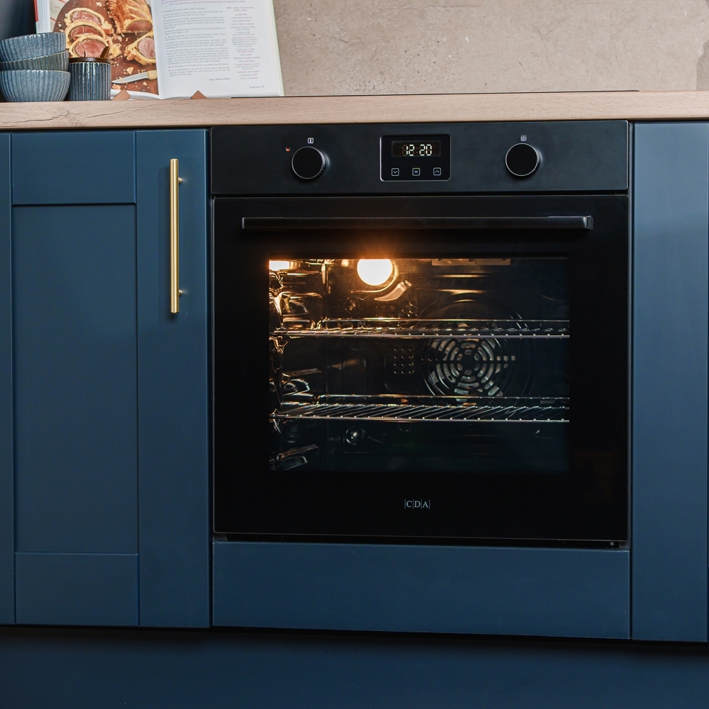 CDA SC200BL Built-In Electric Single Oven, Black, A Rated