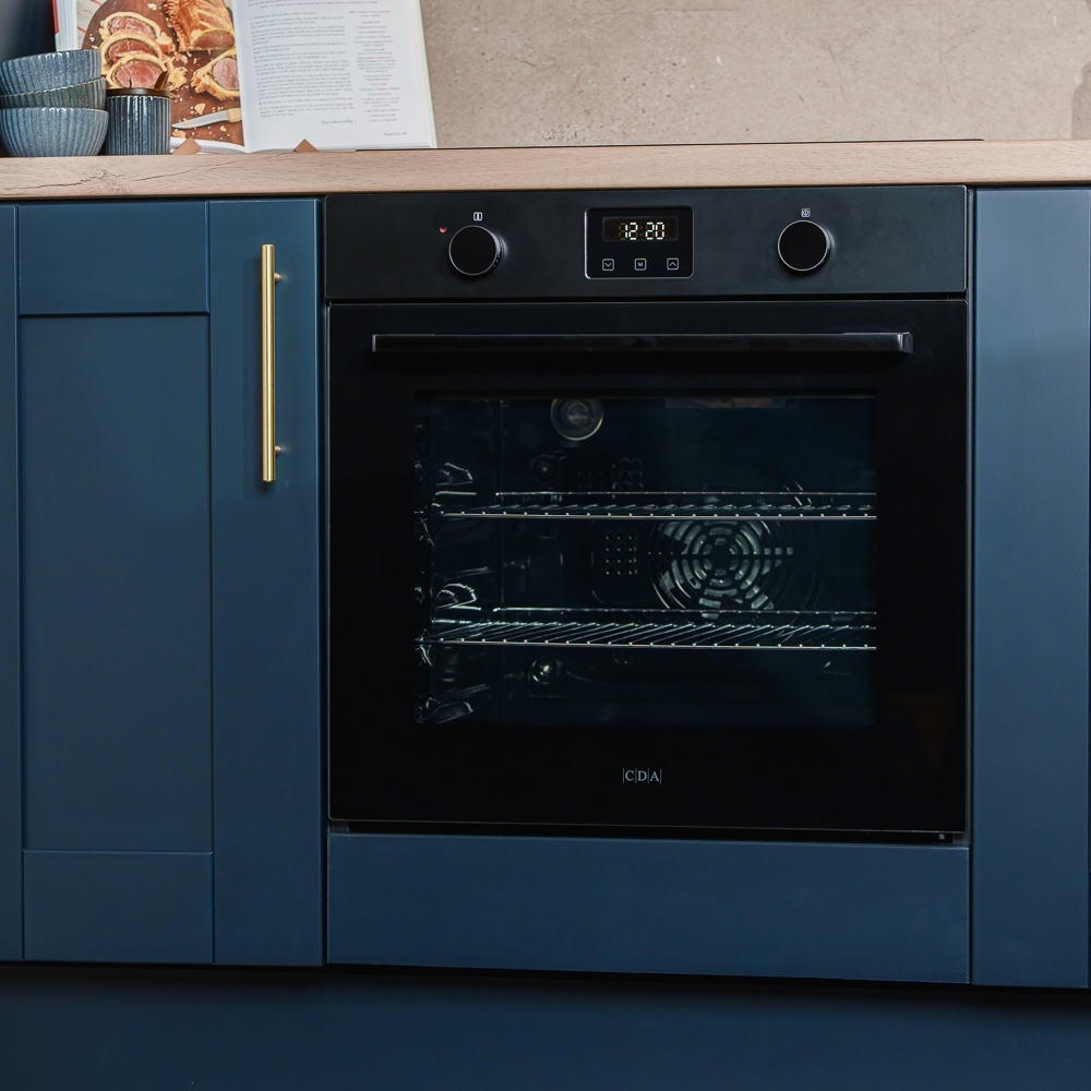 CDA SC200BL Built-In Electric Single Oven, Black, A Rated