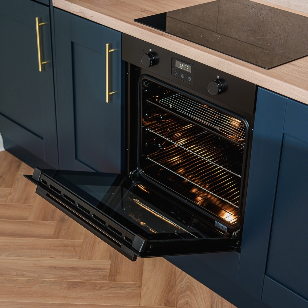 CDA SC200BL Built-In Electric Single Oven, Black, A Rated