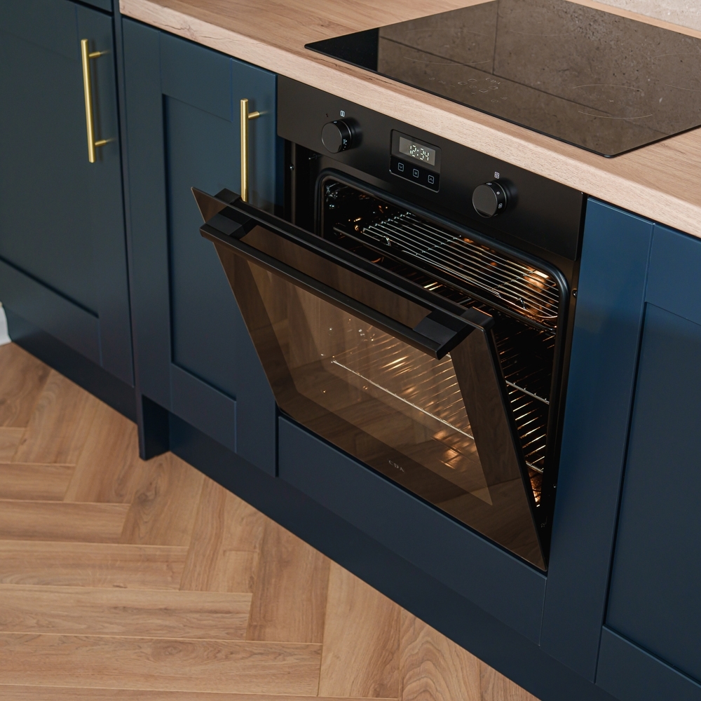 CDA SC200BL Built-In Electric Single Oven, Black, A Rated