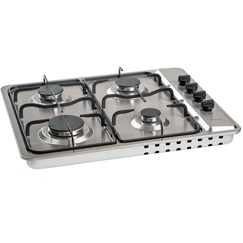 CDA SCG060SS 58cm 4 Burner Gas Hob, Stainless Steel