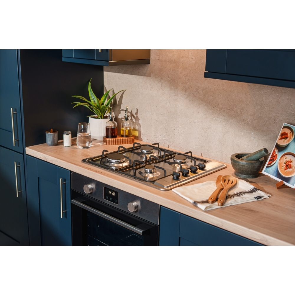 CDA SCG060SS 58cm 4 Burner Gas Hob, Stainless Steel