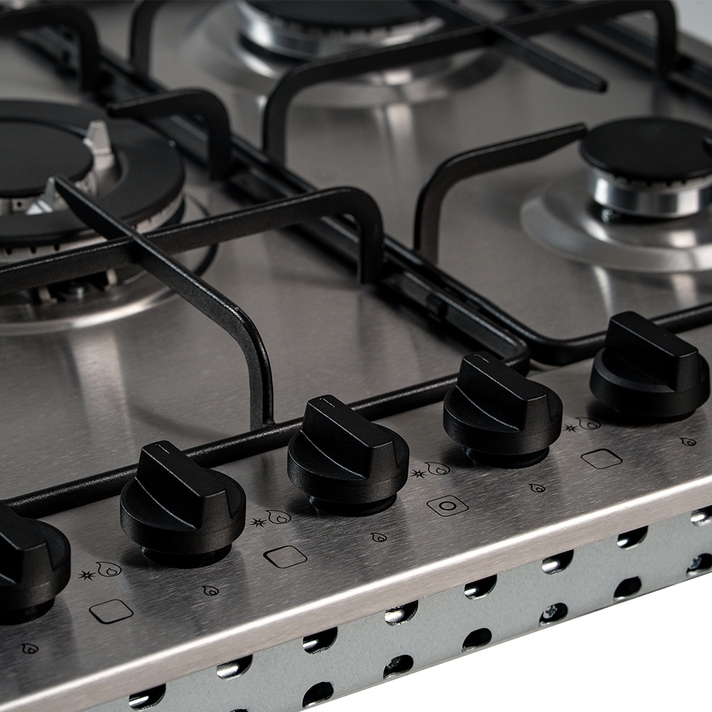 CDA SCGO70SS 68cm 5 Burner Gas Hob, Stainless Steel