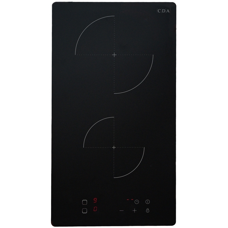 CDA SCN030FR 29cm Domino Hob, Black