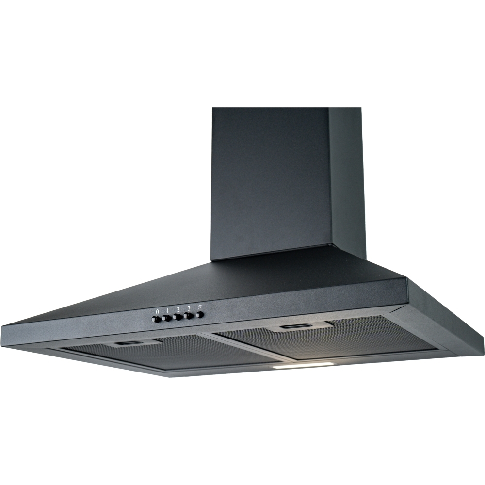 CDA SCCH60BL 60cm Chimney Cooker Hood, Black, A Rated