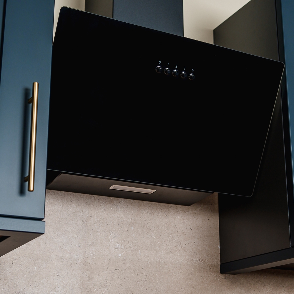 CDA SCAG60BL 60cm Chimney Cooker Hood