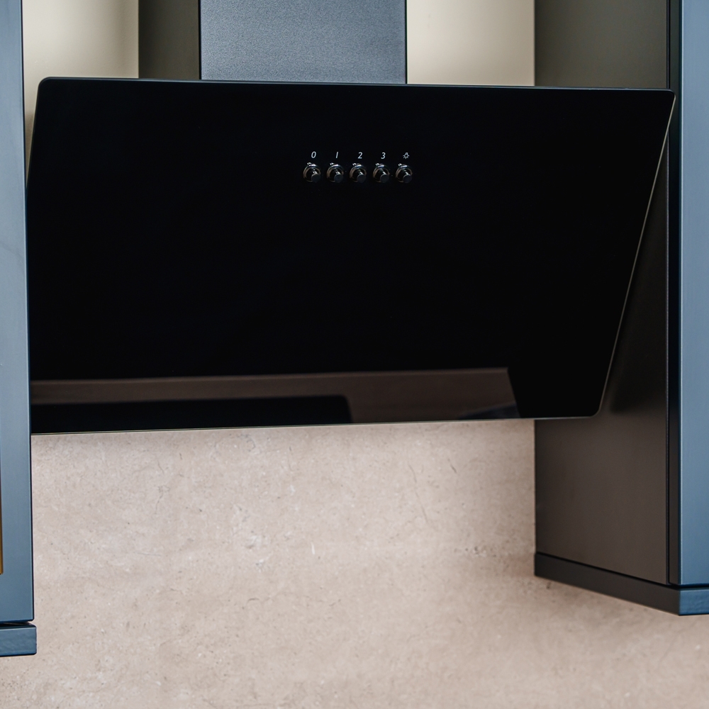 CDA SCAG60BL 60cm Chimney Cooker Hood