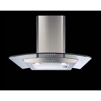 CDA ECP62SS 60cm Chimney Cooker Hood, Stainless Steel, D Rated