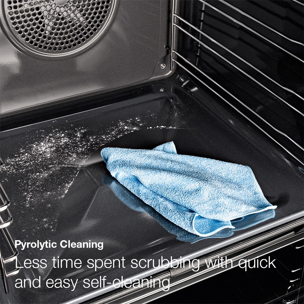 Miele H2467BP CleanSteel Built-In Electric Single Oven with Pyrolytic Cleaning, Stainless Steel, A+ Rated