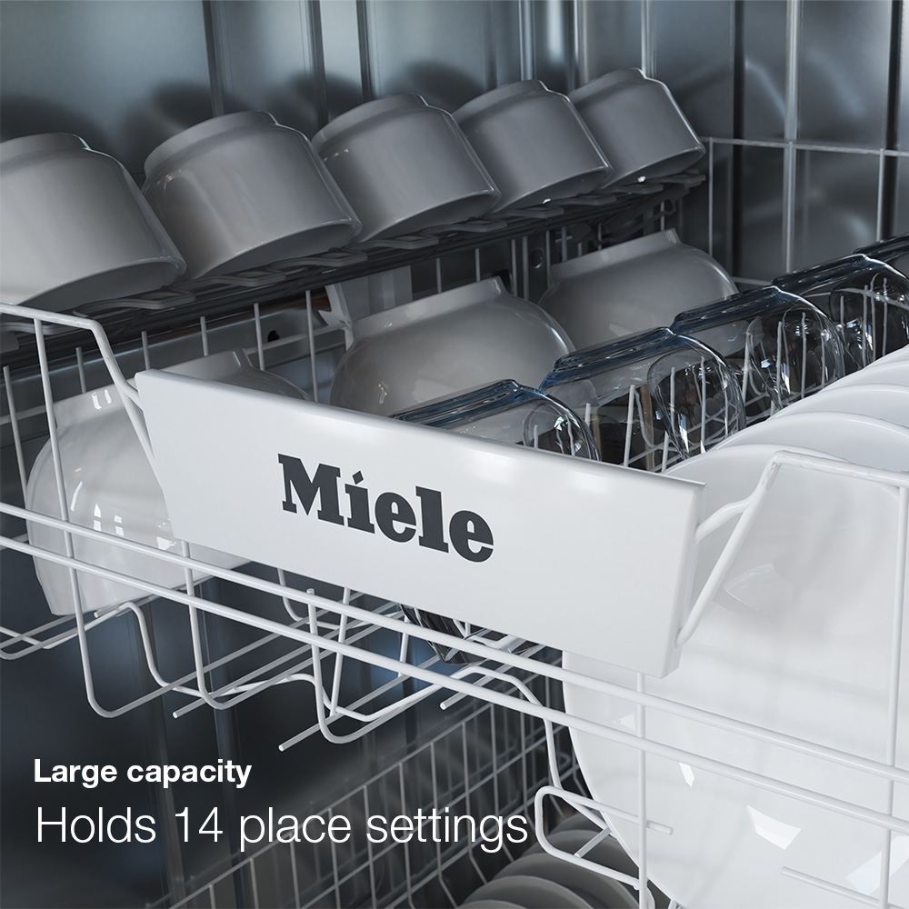 Miele G5132 SC White Dishwasher, 14 Place Settings, D Rated