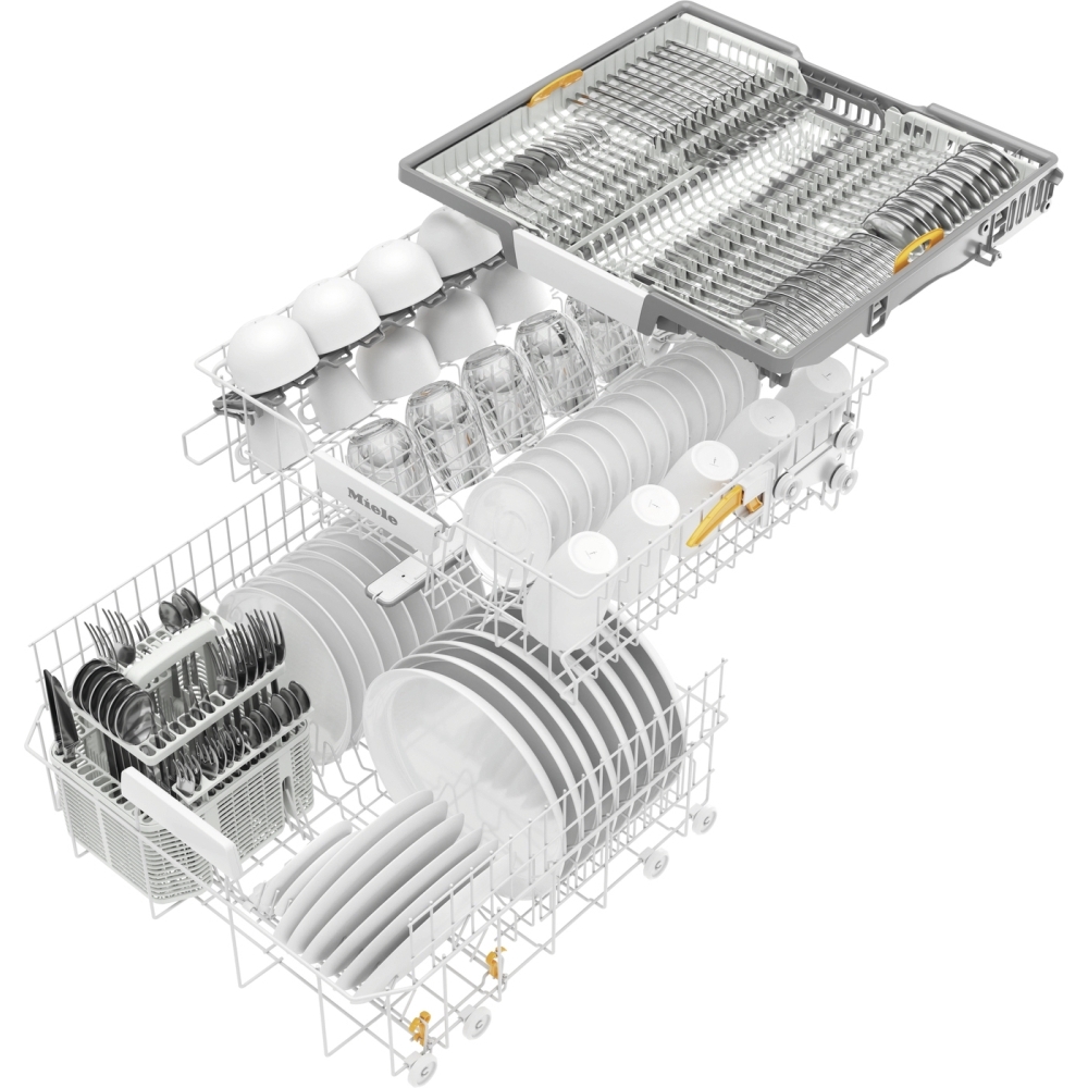 Miele G5332 SC CleanSteel Dishwasher, 14 Place Settings, Stainless