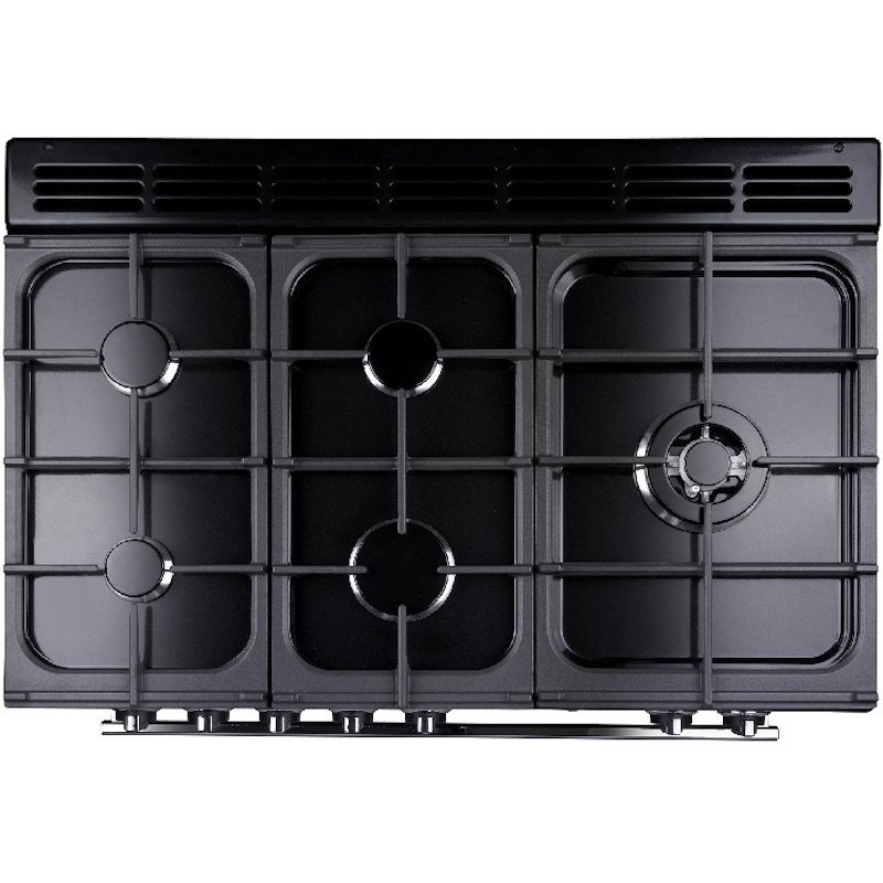 Rangemaster PROP90FXDFFSL/C 90cm Dual Fuel Range Cooker Professional Plus FX Slate / Chrome, A Rated