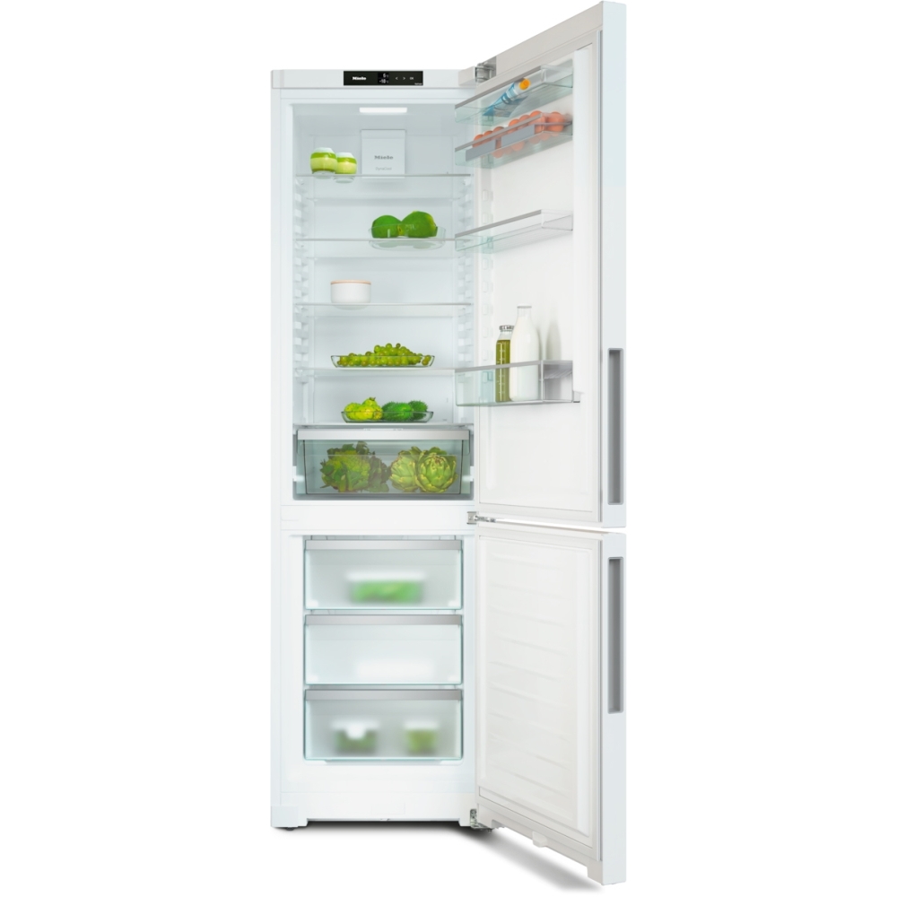 Miele KFN4395CD WH No Frost Fridge Freezer, 70/30, White, C Rated
