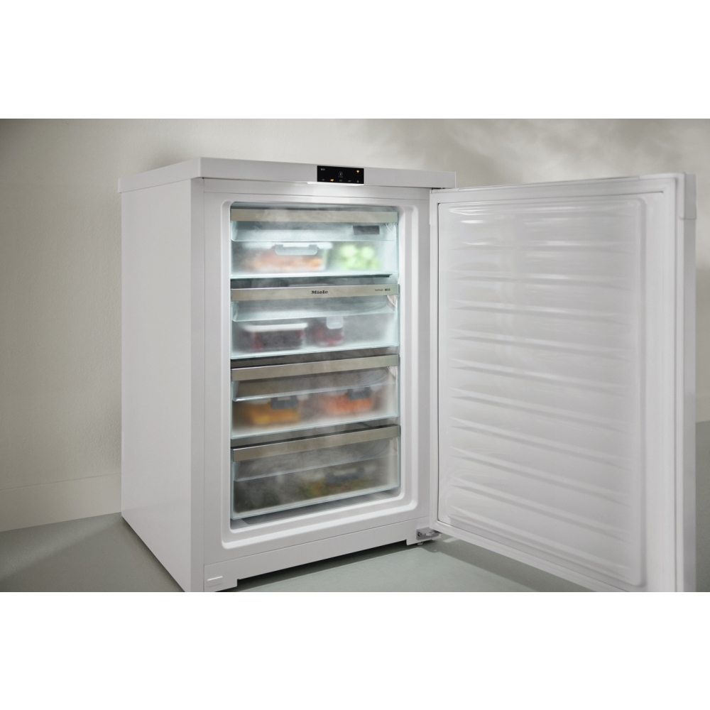 Miele F 4001 D ws Static Under Counter Freezer, White, D Rated