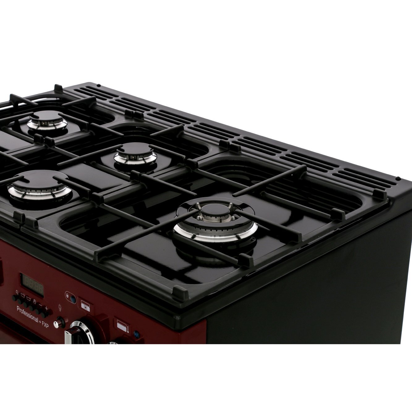 Rangemaster PROP90FXPDFFSL/C 90cm Dual Fuel Range Cooker Professional Plus FXP Slate / Chrome, A Rated