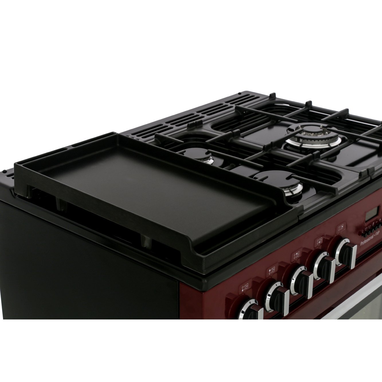 Rangemaster PROP90FXPDFFSL/C 90cm Dual Fuel Range Cooker Professional Plus FXP Slate / Chrome, A Rated