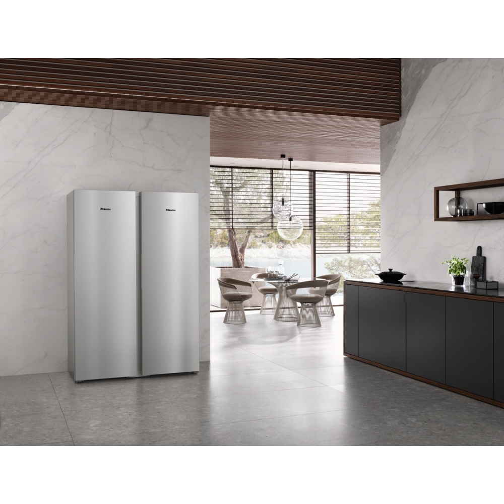 Miele FNS4382D el No Frost Tall Freezer, Stainless Steel, D Rated