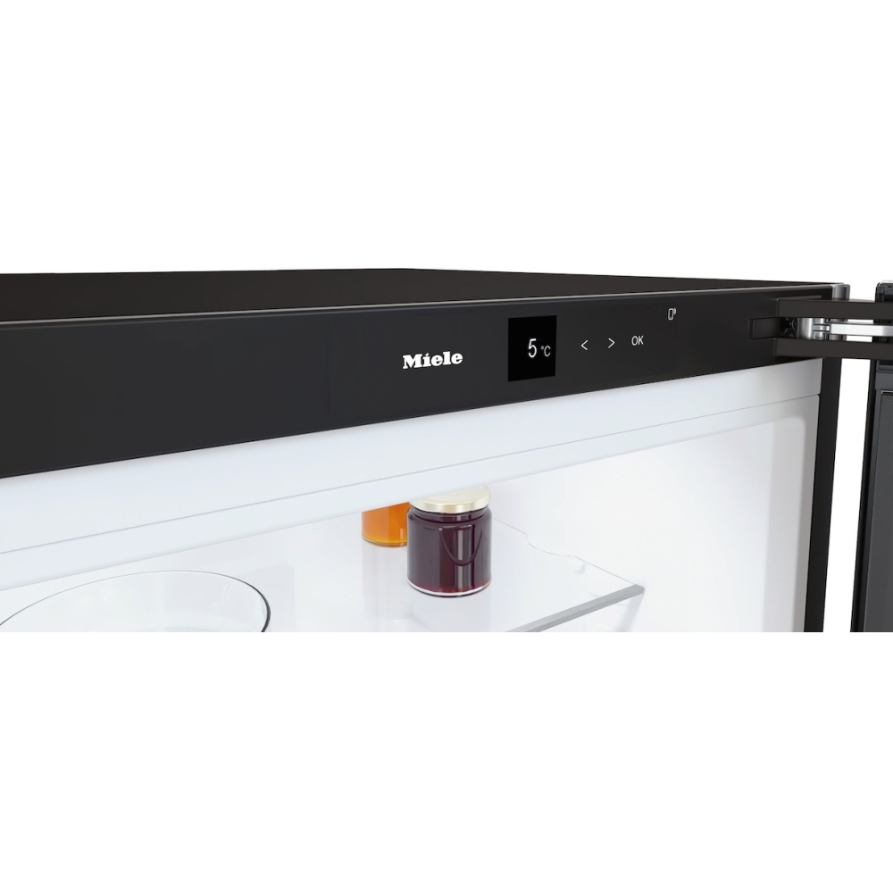Miele KS4783DD BST BlackSteel Tall Larder Fridge, D Rated