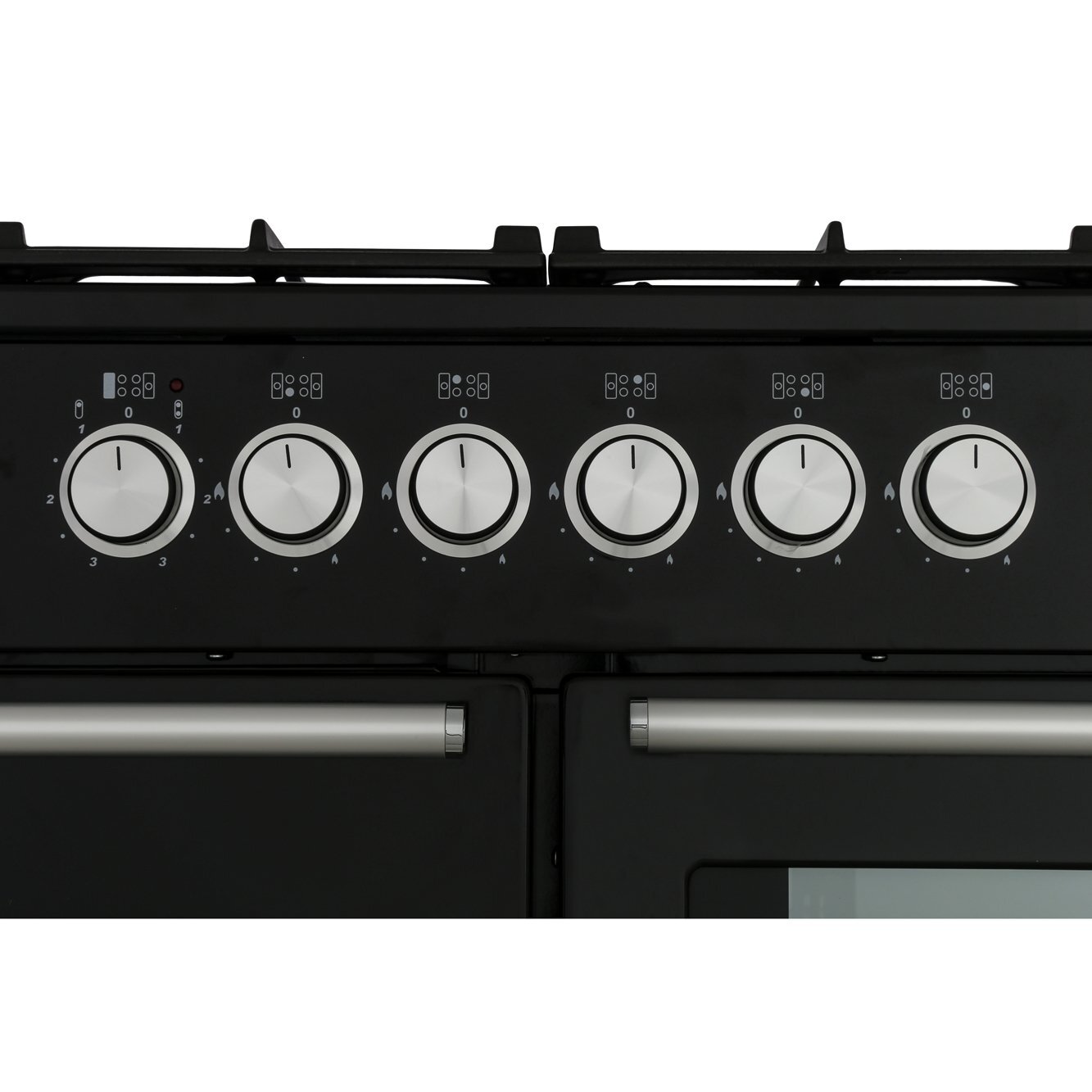 Rangemaster NEX110DFFCB/C 110cm Dual Fuel Range Cooker Nexus Charcoal Black / Chrome, A Rated