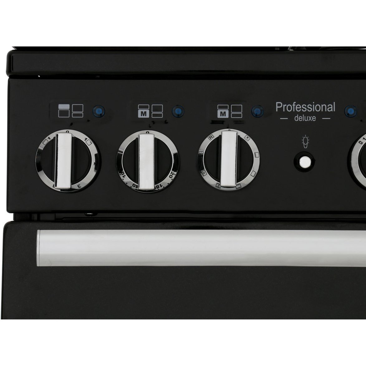 Rangemaster PDL110EICB/C 110cm Induction Range Cooker Professional Deluxe Charcoal Black/ Chrome, A Rated