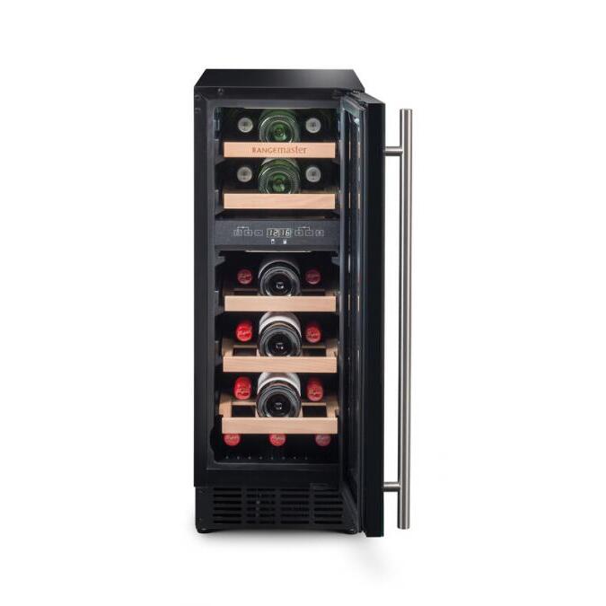 Rangemaster RWC3018 Black Wine Cooler, F Rated