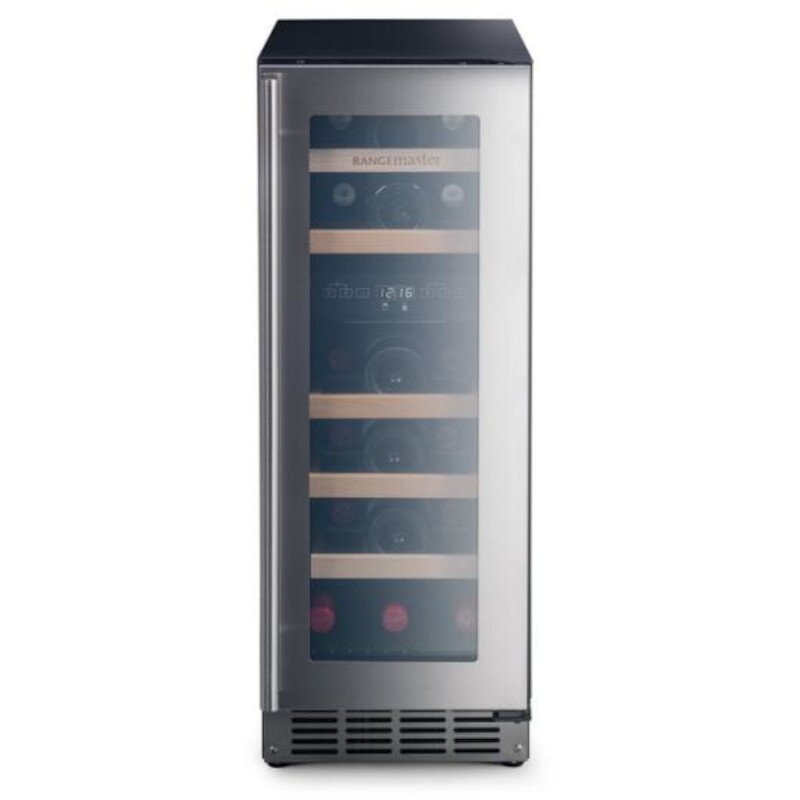 Rangemaster RWC3018 Stainless Steel Wine Cooler, F Rated