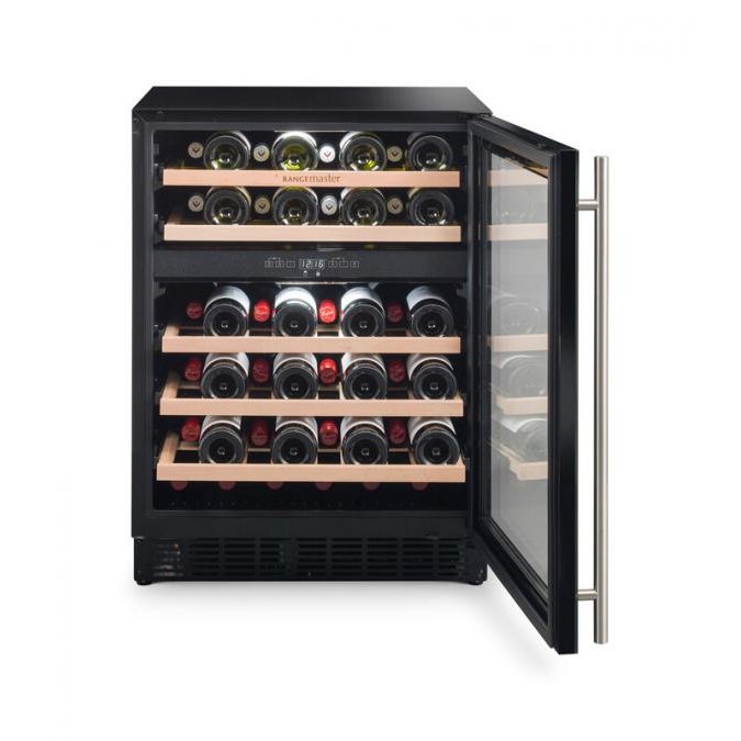 Rangemaster RDZ6046 Black Wine Cooler, G Rated