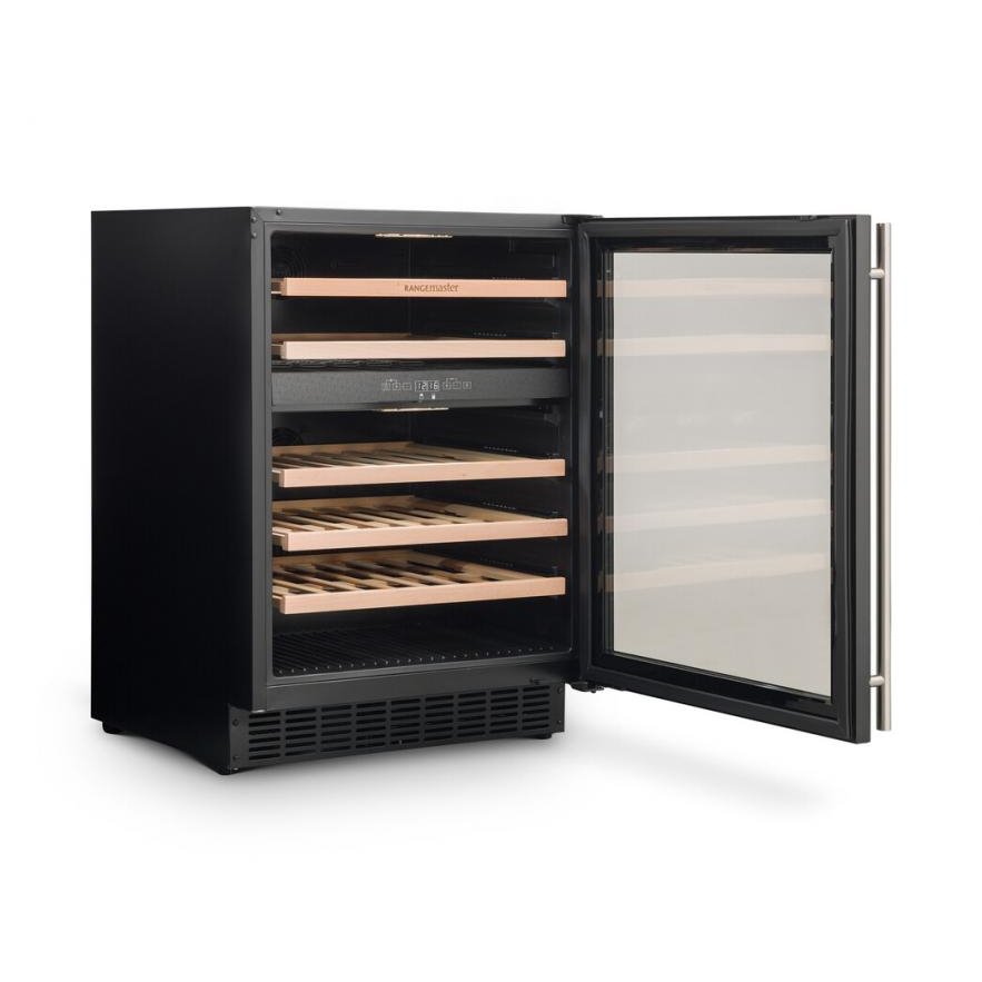 Rangemaster RDZ6046 Black Wine Cooler, G Rated