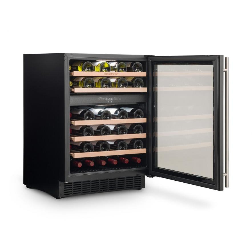 Rangemaster RDZ6046 Black Wine Cooler, G Rated