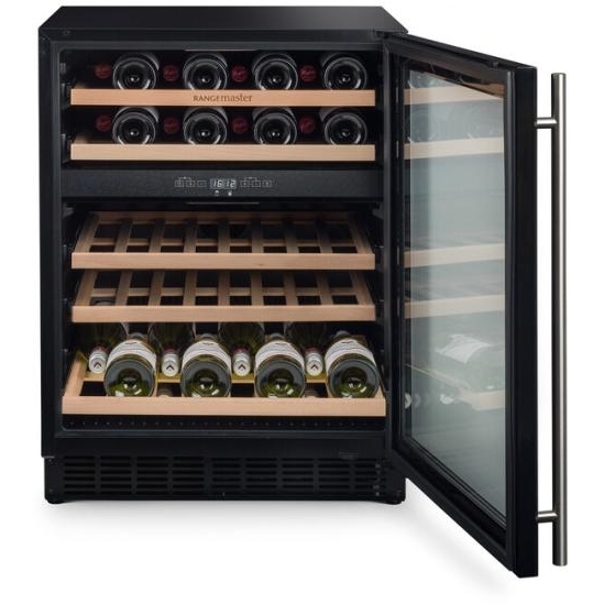 Rangemaster RDZ6046 Black Wine Cooler, G Rated