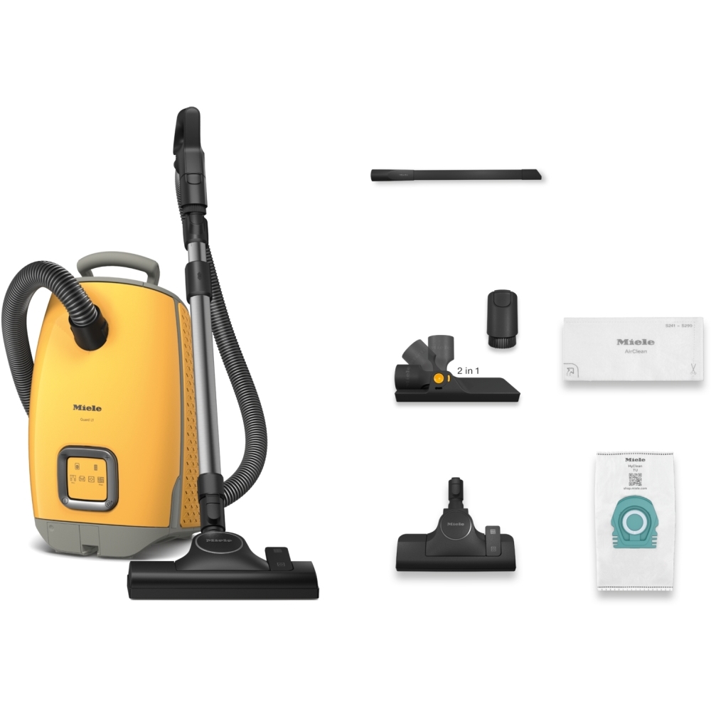 Miele Guard L1 Flex Cylinder Vacuum Cleaner, Sunset Yellow