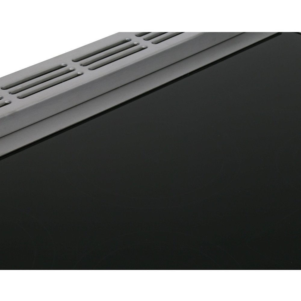 Rangemaster ELS90EICB 90cm Induction Range Cooker Elise Charcoal Black / Brushed Nickel, A Rated