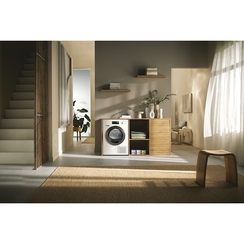 Miele TEC645 WP Heat Pump Tumble Dryer, 8kg, White, A+++ Rated