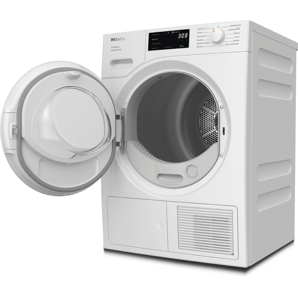 Miele TSD643 WP Lotus White - B Heat Pump Tumble Dryer, 9kg, A+++ Rated