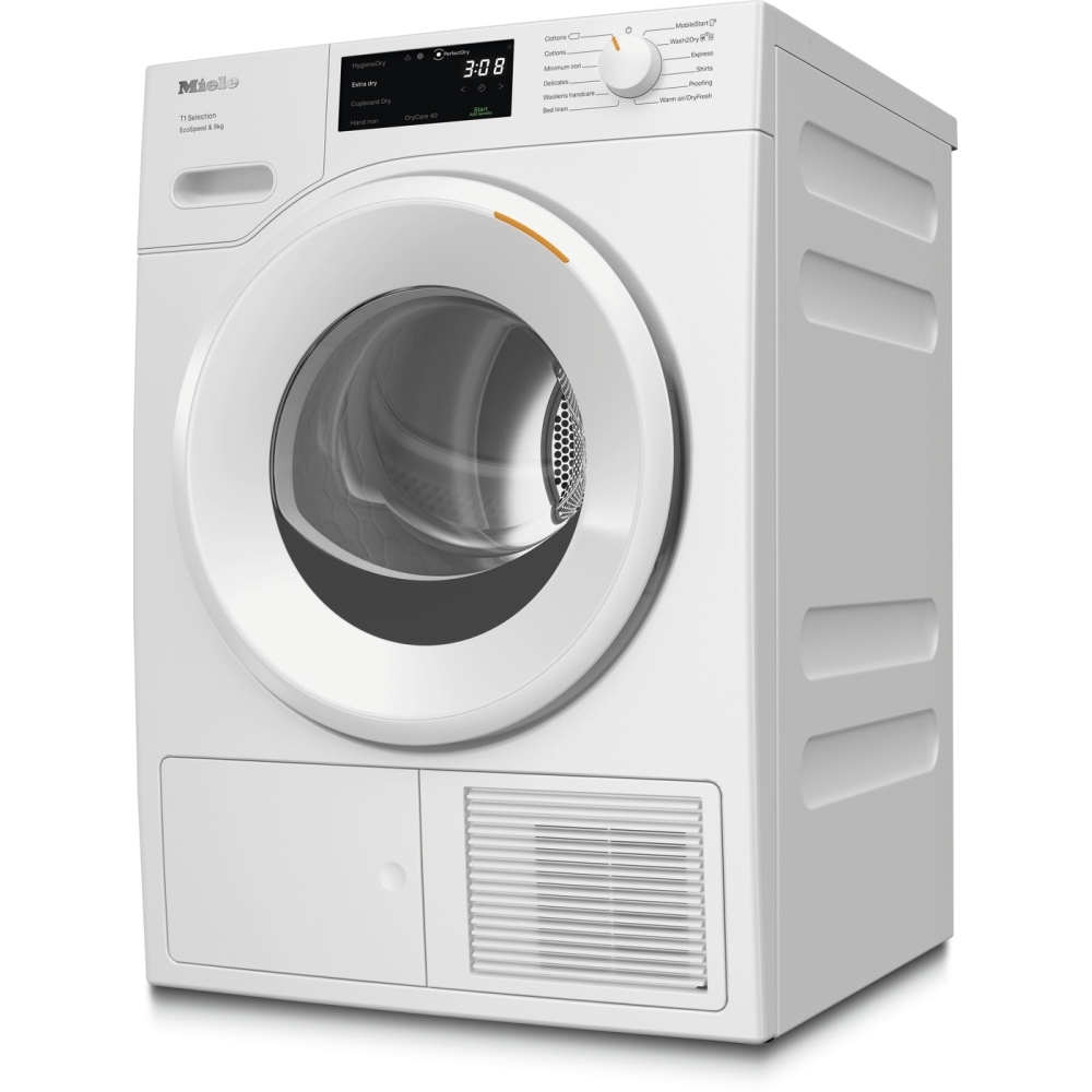 Miele TSD643 WP Lotus White - B Heat Pump Tumble Dryer, 9kg, A+++ Rated