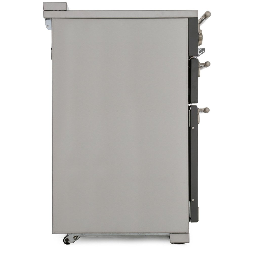 Rangemaster ELS90EIMG 90cm Induction Range Cooker Elise Mineral Green / Brushed Nickel, A Rated