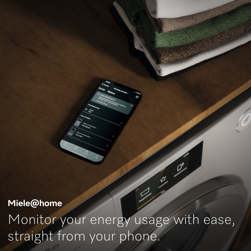 Miele WEB365 WCS Washing Machine, 8kg, 1400 Spin, White, A Rated