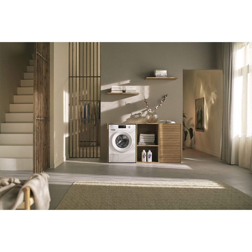 Miele WSD383 WCS Lotus White - Washing Machine, 9kg, 1400 Spin, A Rated