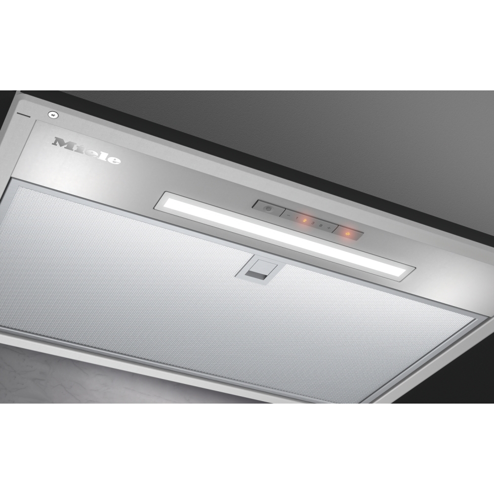 Miele DAE 1530 Canopy Cooker Hood, Stainless Steel, B Rated