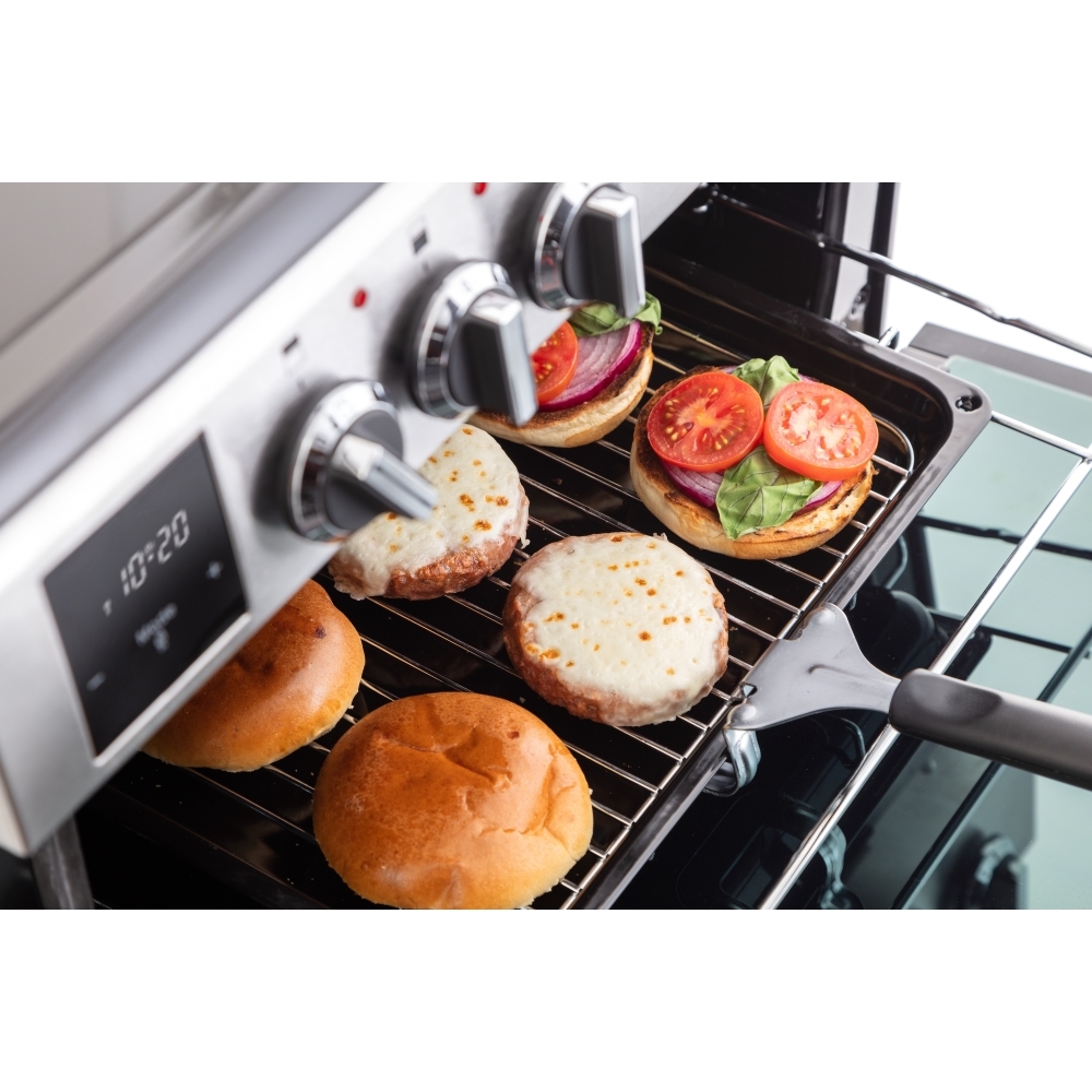 Rangemaster PROPL60NGFSS/C Gas Cooker with Double Oven Professional Plus Stainless Steel / Chrome, A+ Rated