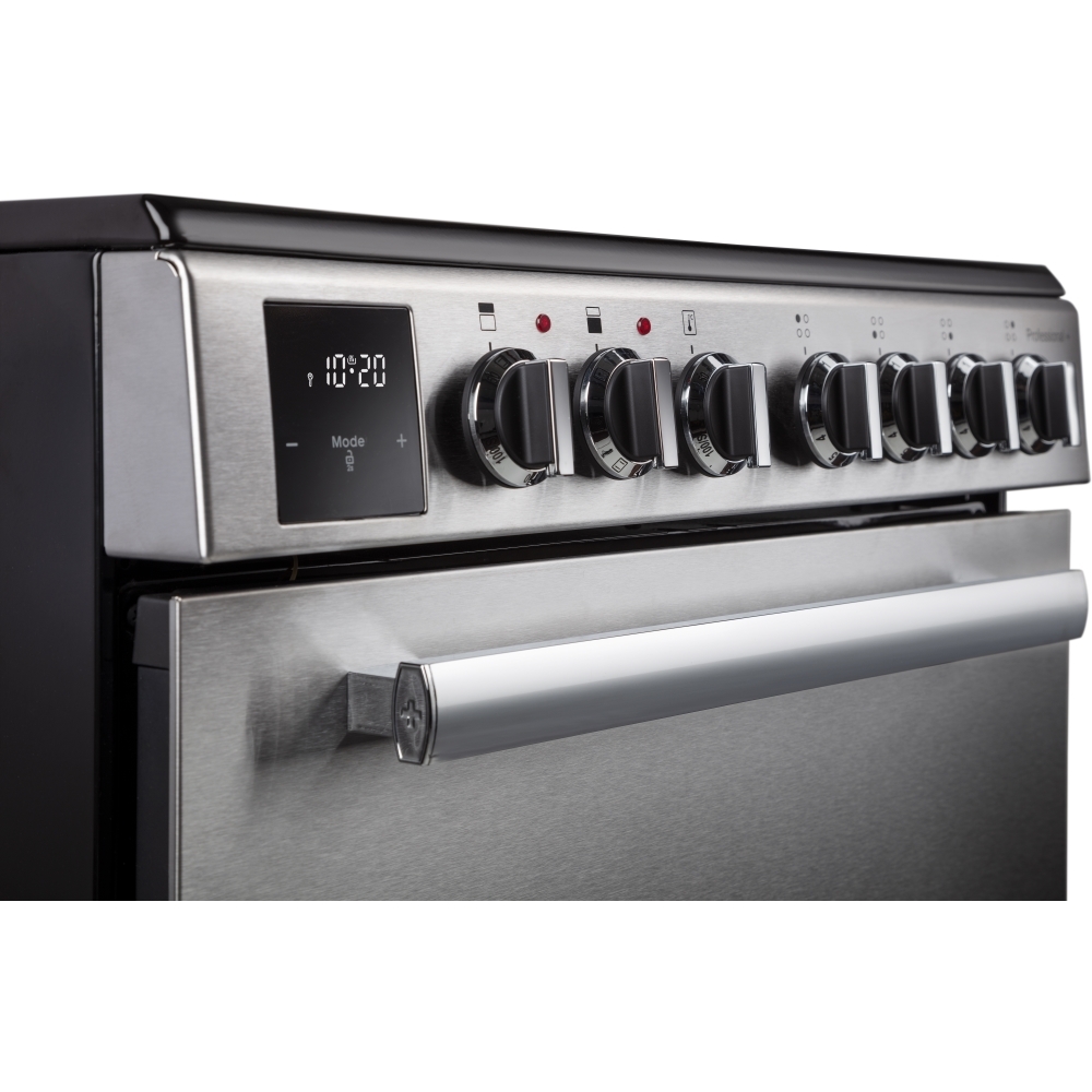 Rangemaster PROPL60EISS/C Induction Electric Cooker with Double Oven Professional Plus Stainless Steel / Chrome, A Rated