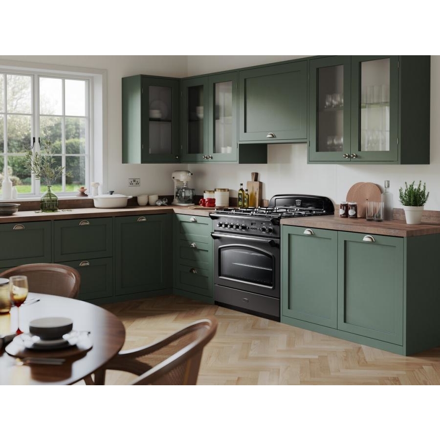 Rangemaster CLAS90FXDFFCR/C 90cm Dual Fuel Range Cooker Classic FX Cream / Chrome, A Rated