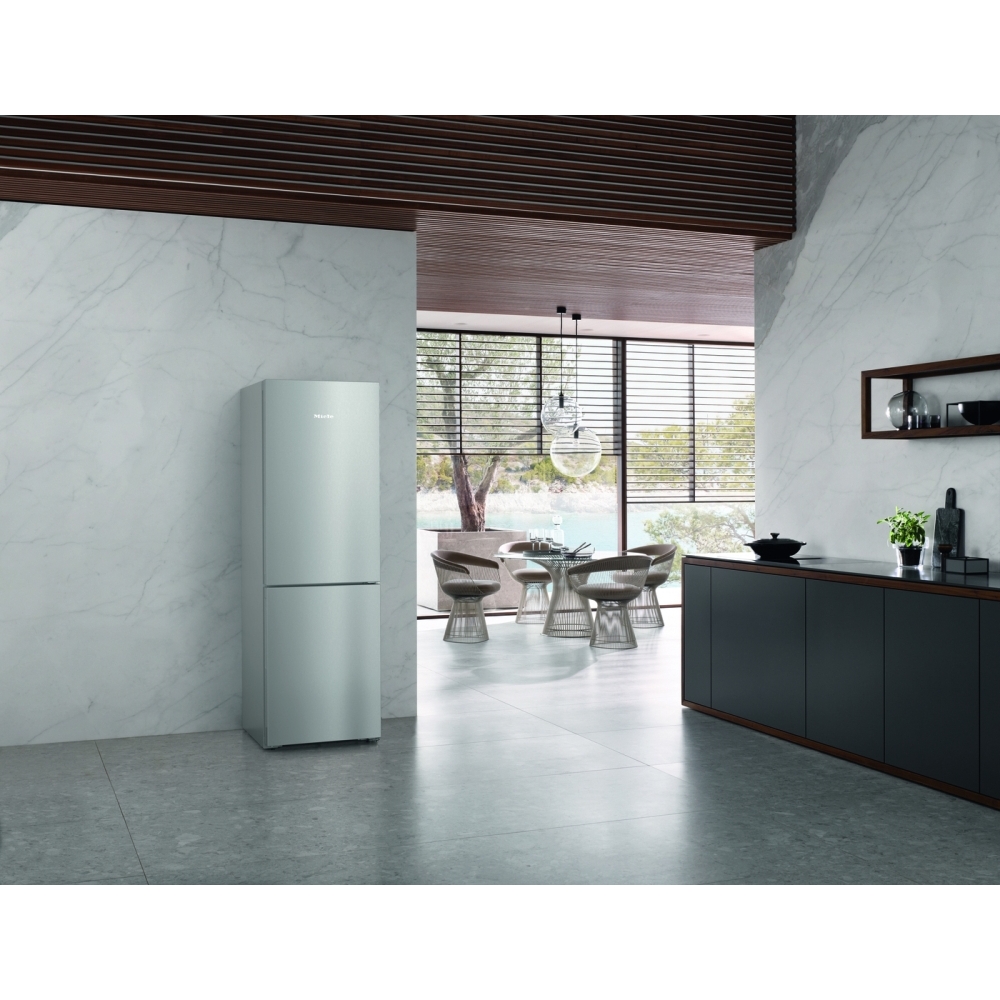 Miele KFN4375BD EL el (silver) No Frost Fridge Freezer, 60/40, B Rated