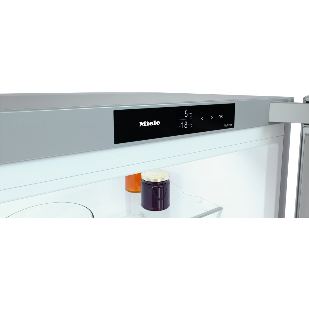 Miele KFN4375BD EL el (silver) No Frost Fridge Freezer, 60/40, B Rated