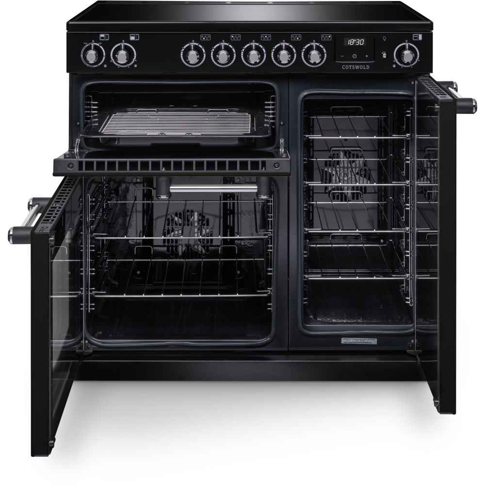 Rangemaster COT90EIPGBL/CM1 90cm Induction Range Cooker, A Rated