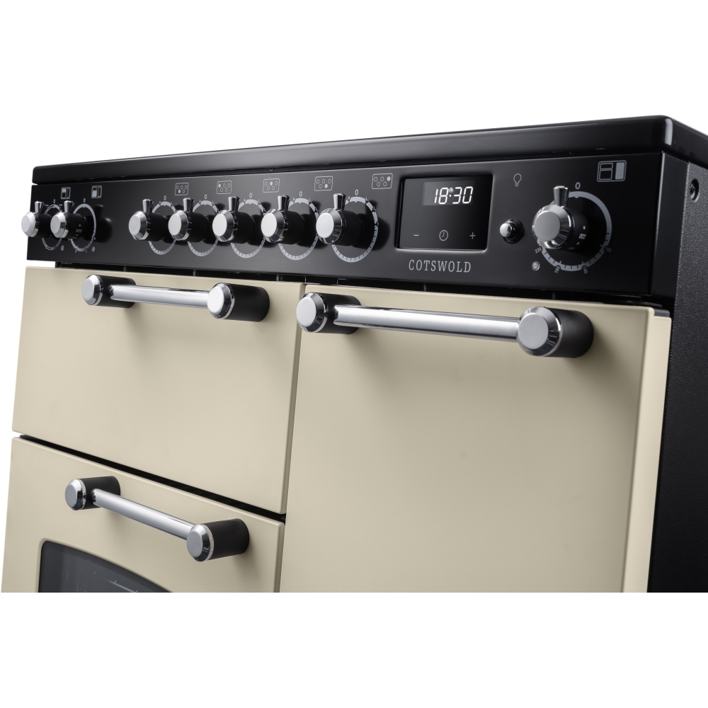 Rangemaster COT90EIPPCR/CM1 90cm Induction Range Cooker, A Rated