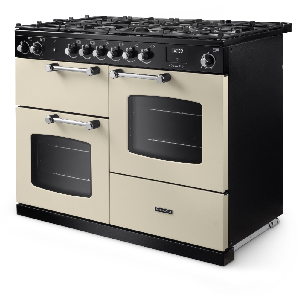 Rangemaster COTO110DFPPCR/CM1 110cm Dual Fuel Range Cooker, A Rated