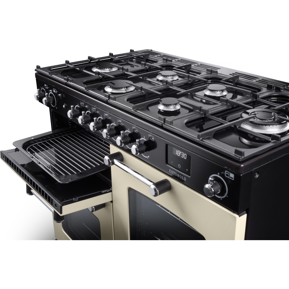Rangemaster COTO110DFPPCR/CM1 110cm Dual Fuel Range Cooker, A Rated